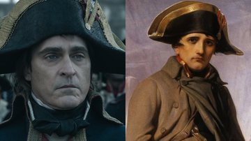 Napoleão: no filme de Ridley Scott e em retrato - Divulgação e Domínio Público