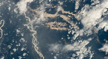 Os rios de ouro na Amazônia - Divulgação/Nasa