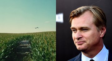 A plantação (à esqu.) e Christopher Nolan (à dir.) - Divulgação e Getty Images
