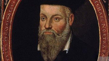 Retrato de Michel de Nostredame, astrólogo e vidente francês mais conhecido como Nostradamus - Domínio Público via Wikimedia Commons