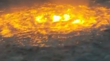O incêndio - Divulgação/Vídeo/Twitter