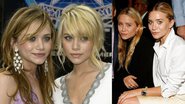 Montagem das gêmeas Olsen na juventude e já na vida adulta - Getty Images