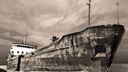 Reprodução de como seria SS Ourange Medan - Divulgação/ Haunted History BC
