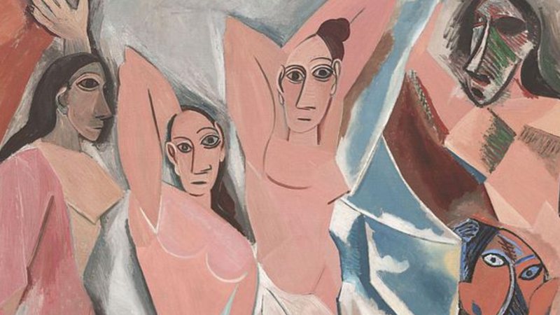 Obra Les Demoiselles d'Avignon, de Pablo Picasso - Reprodução / Museu de Arte Moderna de Nova York