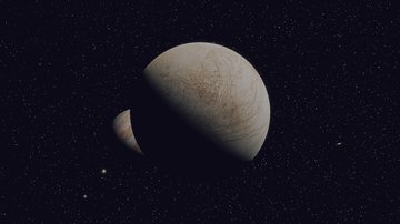 Imagem meramente ilustrativa com dois planetas - Foto por Chil Vera pelo Pixabay