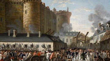 Pintura da Queda da Bastilha, em 14 de julho de 1789 - Wikimedia Commons