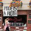 Fachada do bar Stonewall em Nova York, nos Estados Unidos, em junho de 2020. Lê-se: "Orgulho é uma rebelião"