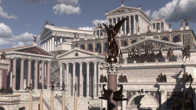 Reprodução de como era Roma antigamente - Divulgação/História em 3D