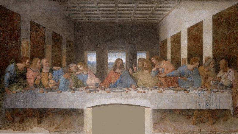 'A Última Ceia' de Leonardo da Vinci - Domínio público