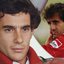 Montagem com as fotos de Ayrton Senna e Alain Prost