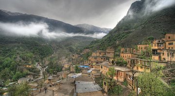 A vila de Masuleh, no norte do Irã - Shahram Sharif via Wikimedia Commons