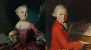 Maria Anna Mozart e Wolfgang Mozart em montagem - Wikimedia Commons