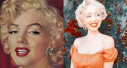 Marilyn Monroe e Jasmine Chiswell, respectivamente - Macfadden Publications via Wikimedia Commons/Divulgação/Instagram/@jasminechiswell