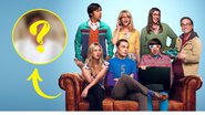 Montagem de pôster de divulgação de 'The Big Bang Theory' com pessoa famosa sem identificação - Divulgação / CBS