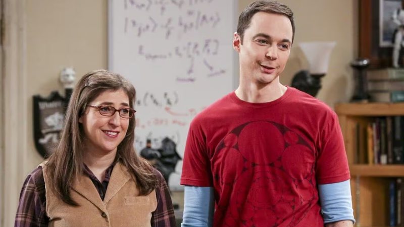 O casal Sheldon e Amy - Divulgação / CBS