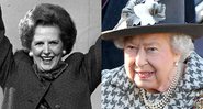 Margareth Thatcher (à esq.) e a rainha Elizabeth II (à dir.) - Wikimedia Commons/Getty Images