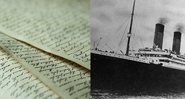Imagem meramente ilustrativa de cartas e navio Titanic - Pixabay/Domínio público