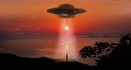 Imagem ilustrativa de uma abdução alienígena - Divulgação/ Pixabay/ RoNaLd519