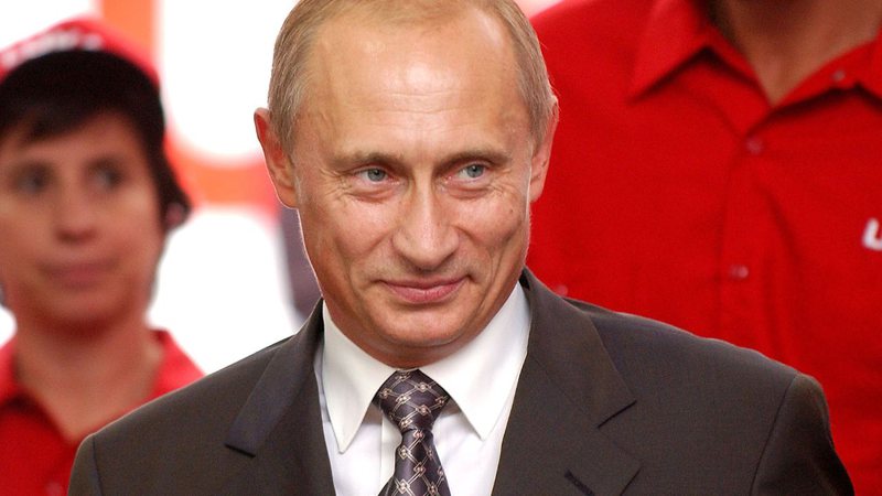 Fotografia de Vladimir Putin durante seu primeiro mandato - Getty Images
