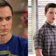 Sheldon em 'The Big Bang Theory' (esq.) e em 'Young Sheldon (dir.)