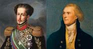 De Dom pedro I e Thomas Jefferson em montagem - Wikimedia Commons