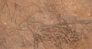Estrutura de um cervo pintado em Wadi al-Zulma - Divulgação