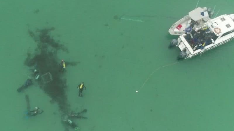 O naufrágio encontrado na Austrália - Universidade de Flinders