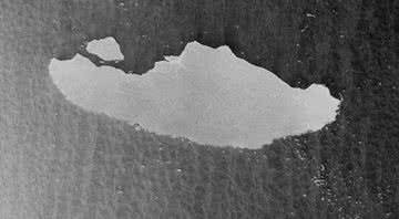 O iceberg A-68 - Divulgação / ESA