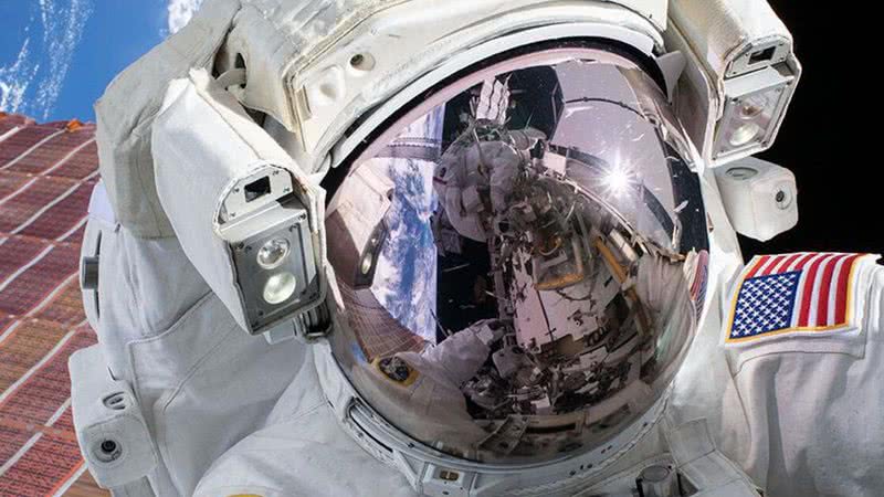 Astronauta da NASA no espaço - Divulgação/ NASA