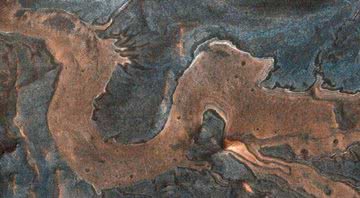 Estranha imagem de dragão em Marte - NASA
