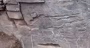 Pintura rupestre de 23 mil anos - Divulgação / Fundação Côa Parque