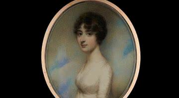 Um retrato em aquarela de Mary Pearson pintado por William Wood - Divulgação