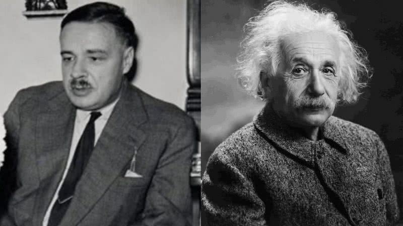 Eduard, o filho de Einstein, e o físico alemão - Wikimedia Commons