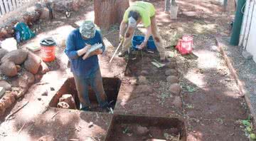 A escavação realizada em Maui - Divulgação/Dakota Grossman