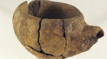 A possível lâmpada encontrada na Inglaterra - Archaeological Services WYAS