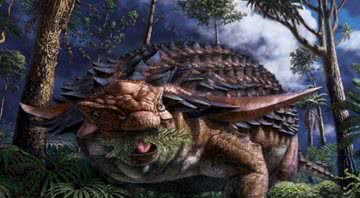 Ilustração de um Nodossauro - Divulgação