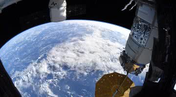 Foto tirada pela astronauta na Estação Espacial Internacional - Jessica Meir/Nasa