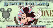 O famoso Disney Dólar - Divulgação/Disney