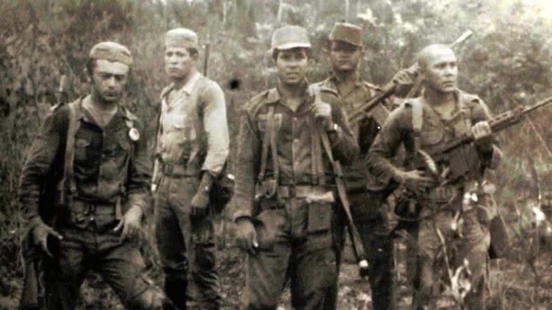 Soldados se preparam para enfrentar a Guerrilha do Araguaia durante a ditadura militar, no Sul do Pará - Divulgação/Soldados do Araguaia