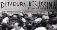 Manifestação contra a ditadura militar no Brasil - Divulgação/Domínio Público