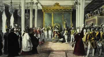 Dom João é aclamado rei do Reino Unido de Portugal e Algarves - Wikimedia Commons