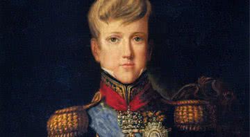 Pedro II aos 15 anos em pintura oficial - Félix Émile Taunay via Wikimedia Commons