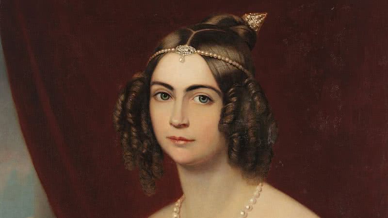 Pintura da imperatriz Amélia de Leuchtenberg - Wikimedia Commons