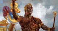Representação de Piye, o primeiro faraó negro - Divulgação/Youtube