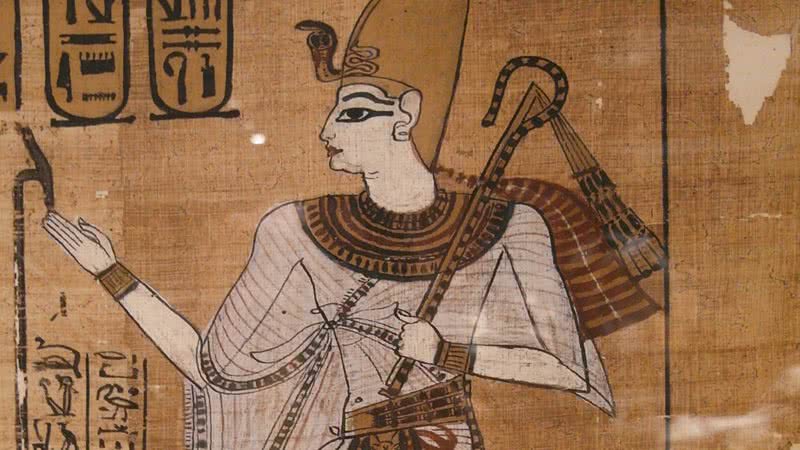 Representação de Ramsés III, o último grande faraó do Império Novo - Wikimedia Commons