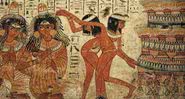 Pintura egípcia representando casamento - Wikimedia Commons