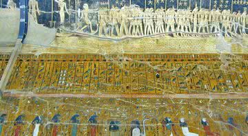 Parede da Tumba do faraó Séti I - Wikimedia Commons