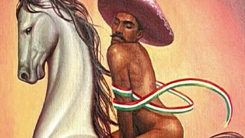 Quadro de Emiliano Zapata gera revolta no México - Divulgação