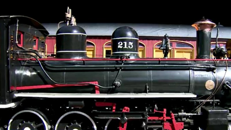 Locomotiva 215 - Reprodução/Vídeo/Youtube/G1