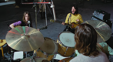 A banda The Beatles em 1969, em meio às gravações do que seria seu último álbum - Reprodução / Youtube (Walt Disney Studios)